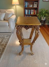 Tavolino Vintage Oro Stile Antico