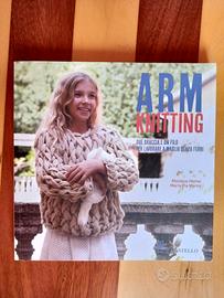 Libro per lavori a maglia "Arm Knitting" nuovo