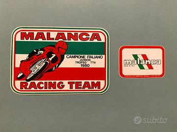 Adesivi sticker Malanca 1980