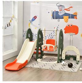 Altalena scivolo canestro