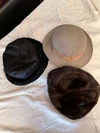 CAPPELLO VISONE E CAPPELLO FELTRO