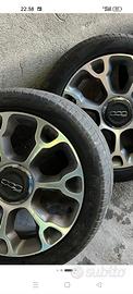  2 cerchi in lega 500L trekking R17 original