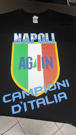Maglia t-shirt celebrativa festeggiamento napoli