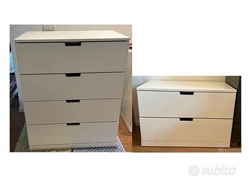 IKEA NORDLI Cassettiere componibili / color bianco