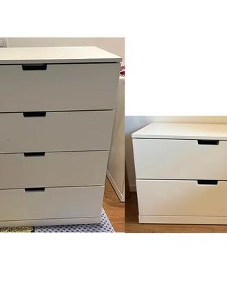 IKEA NORDLI Cassettiere componibili / color bianco