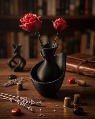 Vaso con rose