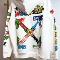 Felpa Off-White Graffiti Bianca