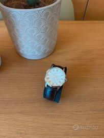 Orologio Guess Wafer in Pelle Marrone