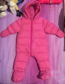 Tuta intera neonata imbottita invernale 6 mesi