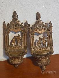 Due acquasantiere vintage