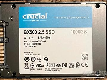 SSD crucial 1tb bx500
