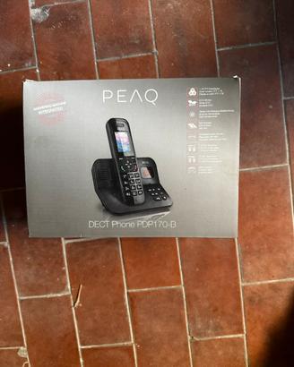Telefono cordless DECT Phone PDP170-B PEAQ