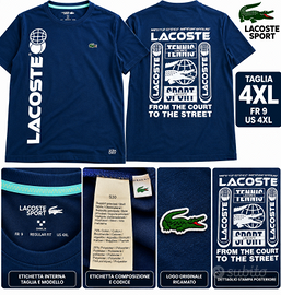 🔥 Lacoste Sport Originale 4XL – Blu Navy – Usata