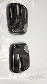 COPPIA PROTEZIONE COPERCHIO VALVOLA IN CARBONIO PE