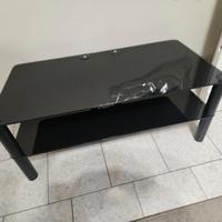 tavolino  porta tv cristallo 