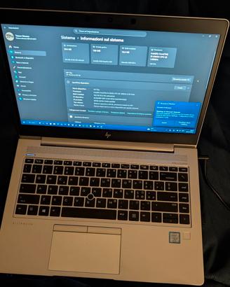 Notebook HP EliteBook 840 G6 PERFETTO ZERO GRAFFI