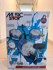 Batteria Acustica Bambini Bontempi MusicStar NUOVA