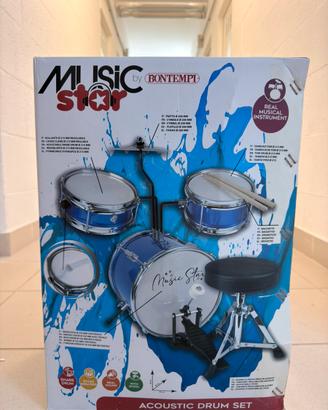 Batteria Acustica Bambini Bontempi MusicStar NUOVA