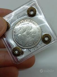 Moneta Antica 1 Lira 1677 Reggenza Vittorio Amedeo