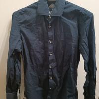 Camicia blu scuro Cotton & Silk m