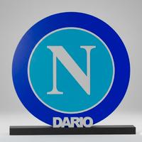 Decorazione Napoli calcio personalizzabile tifoso