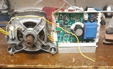 motore induzione più scheda lavatrice 