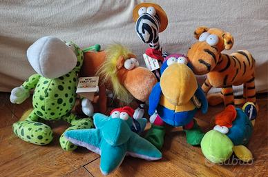 Lotto Peluches "Crazy Zoo" Heye originali Mordillo