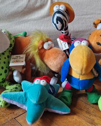 Lotto Peluches "Crazy Zoo" Heye originali Mordillo