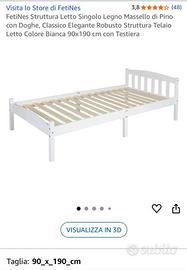 lettino ragazzo + materasso