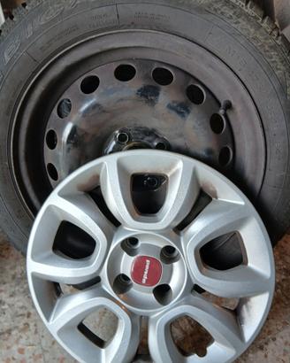 Cerchi in ferro 15 Fiat panda