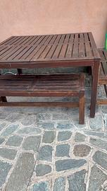 Tavolo da giardino 120x120cm