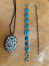 Bigiotteria argento ottone e metallo