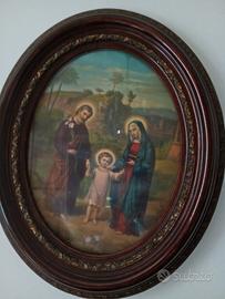 quadro sacra famiglia antico