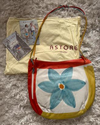 Borsa vera pelle dipinta a mano Venezia