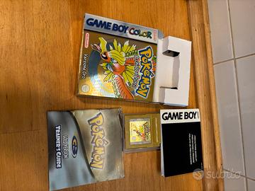 Pokemon oro ITA cassetta gioco game boy Nintendo