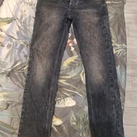 Jeans neri/grigi 48 slim fit OVS