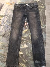 Jeans neri/grigi 48 slim fit OVS