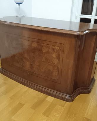 Scrivania primi 900’ in legno con motivo
