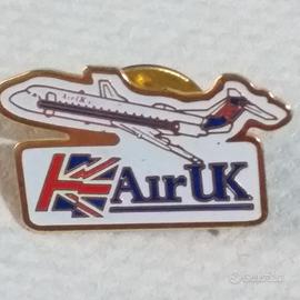 Rara spilla AIRUK compagnia aerea regno unito