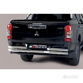 Mitsubishi L200 2019> Paraurti posteriore inox