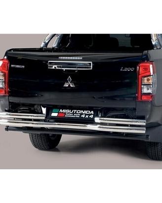Mitsubishi L200 2019> Paraurti posteriore inox