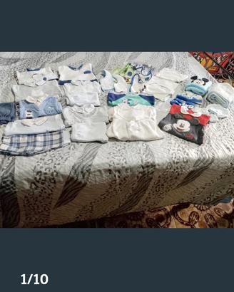 abbigliamento neonato 0/3 mesi 