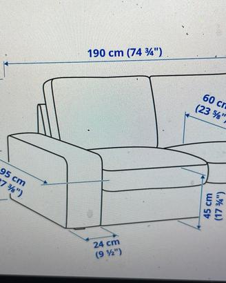 Divano kivik ikea due posti