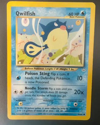 Qwilfish mazzo neo revelation