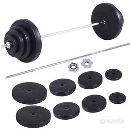 Set bilancere e dischi PVC