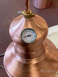 Alambicco da 5 litri in rame, distillatore