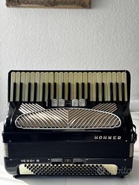 Fisarmonica Hohner Verdi 3 , 120 bassi