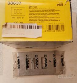 VIMAR SERIE 8000 PLACCHE -MATERIALE IN DESCRIZIONE