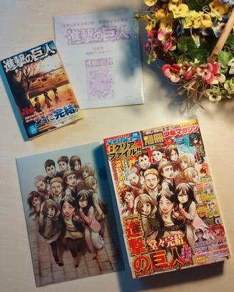 Bessatsu Shonen Magazine con cap. 139 Attack on Ti