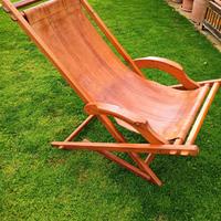 Sdraio antiquariato in pelle  anni ' 40 - VINTAGE